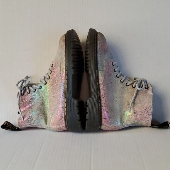Dr Martens Pascal Boots Doc's DM's Doc Marten's Iridescent GIRLS Youth Kids 2 - Picture 3 of 12